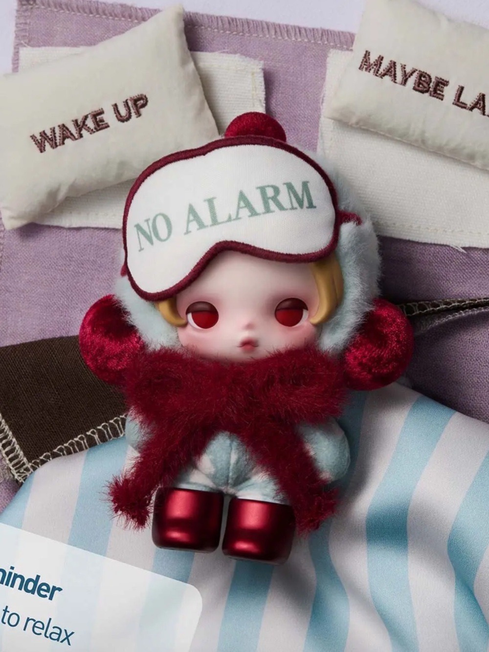 SEALED BOX Pop Mart Skullpanda Off Mode Hit Snooze Vinyl Plush Pendant Red Green